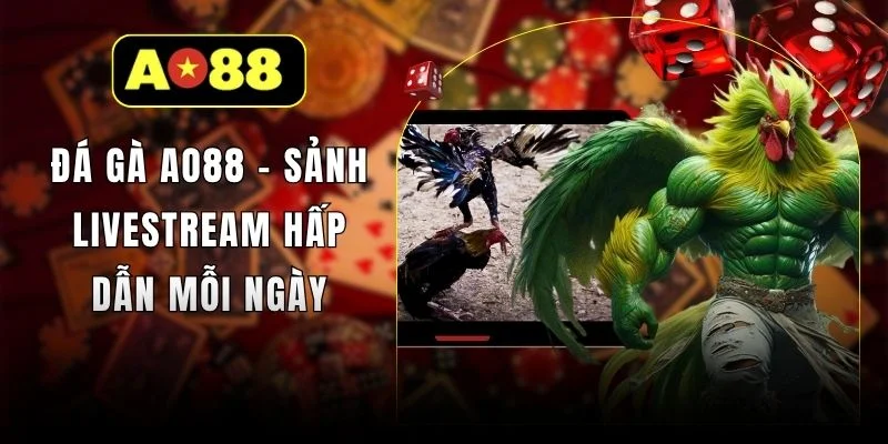 Đá Gà AO88 - Sảnh Livestream Hấp Dẫn Mỗi Ngày